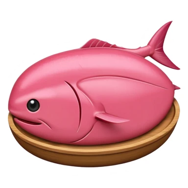 Make tuna meat iPhone emoji style sticker