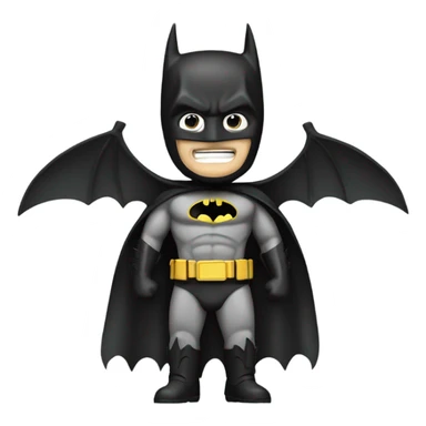 Batman with Batarang sticker