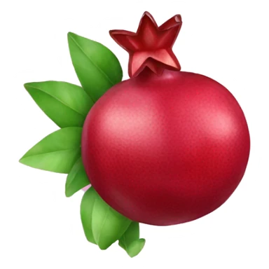 Pomegranate with bows sticker
