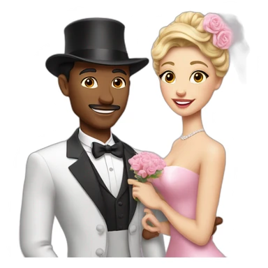 Louie smith and the pink panther get married sticker