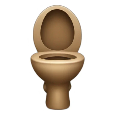 Inverted defecation sticker