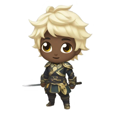 Zhongli from Genshin impact sticker