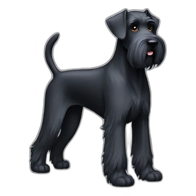 Giant Schnauzer Full Body sticker