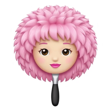 beauty brush sticker