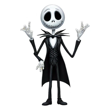 Jack the skellington sticker