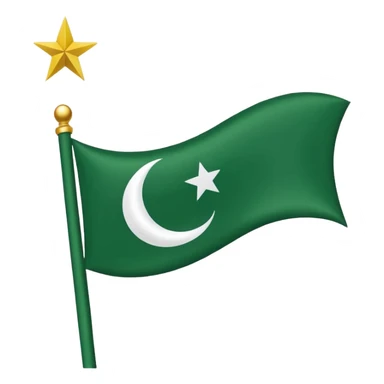 Azad Kashmir flag sticker