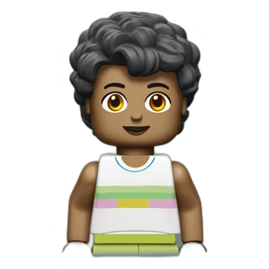 Trans LEGO minifigure sticker