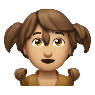 Crea una castagna con un fiocco sticker