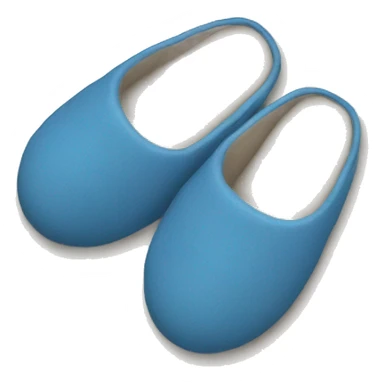 Slippers blue sticker