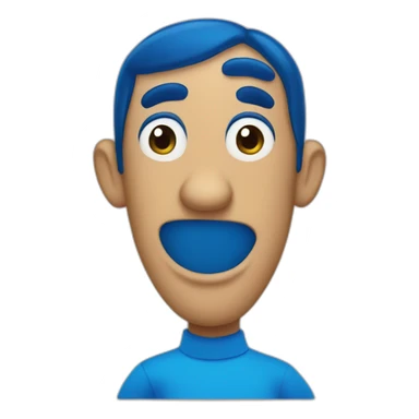 blue from blues clues sticker