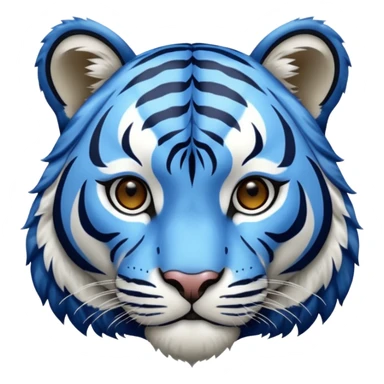 blue tiger sticker