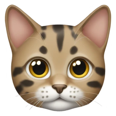 Spotted tabby short hair cat  sticker