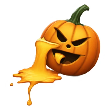 jackolantern puking sticker