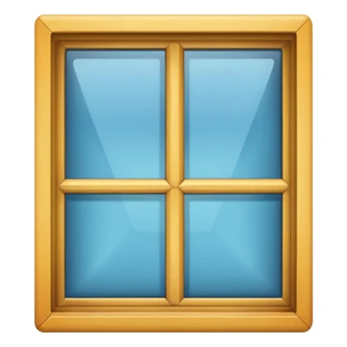 generate closed window with exterior background sticker
