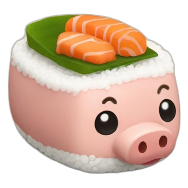 Sushi cochon d Inde sticker