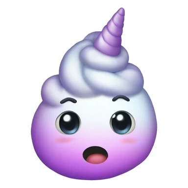 Unicorn poop sticker