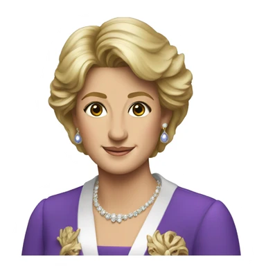 Queer princess Diana sticker