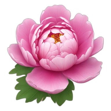 Pivoine sticker