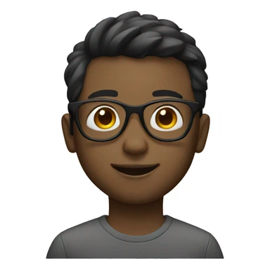 boy with specs sticker