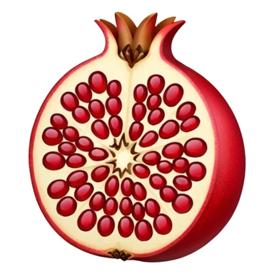 pomegranate sliced sticker