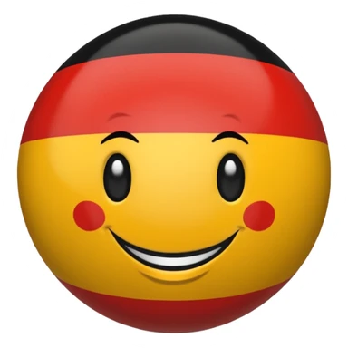 East Germany country ball sticker