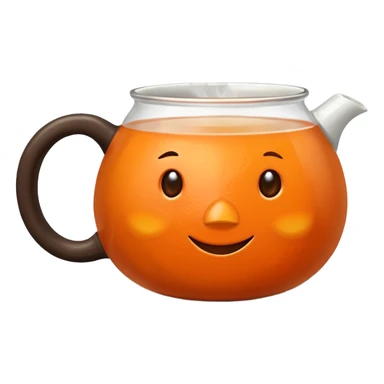 hot tea in a mug no face sticker