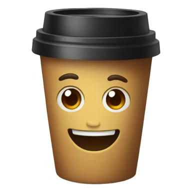 American coffee sticker