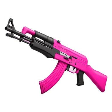 Pink ak-47 sticker