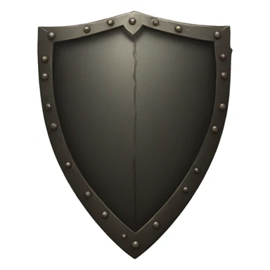 Dark faded shield sticker