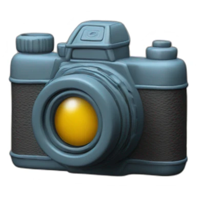 Plasticine slr film camera sticker