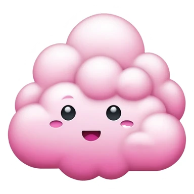pink cloud storm  sticker