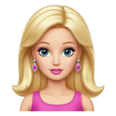 popstar barbie sticker