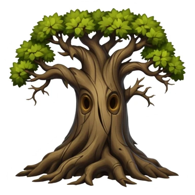 dark old deep tangled cracking trees  sticker