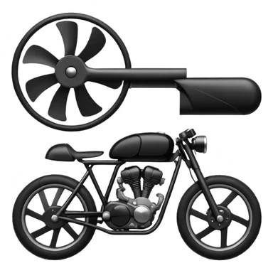 Fan and bike sticker