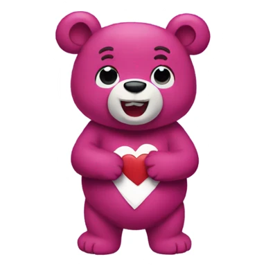 lotso with hearts sticker