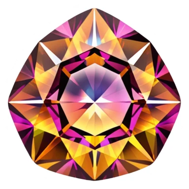 A mystic fire topaz natural cut sticker