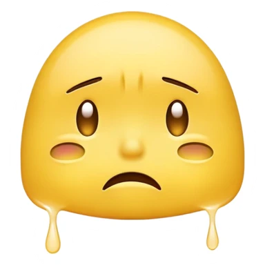 Begging sad emoji  sticker