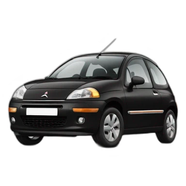 Old citroen c3 black sticker