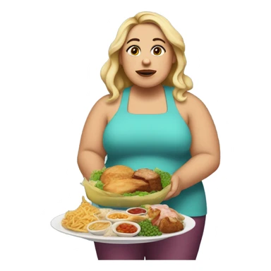 Contestant from 600 lb life with food sticker