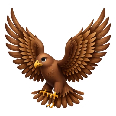 Brown wings only  sticker