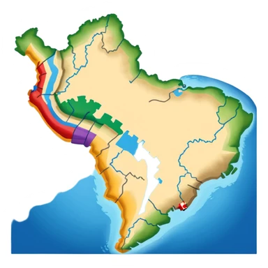 I want that you generate a correctly Peru map sticker