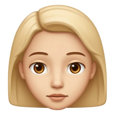 Silent Face emoji sticker