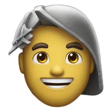 the knight smiles broadly sticker