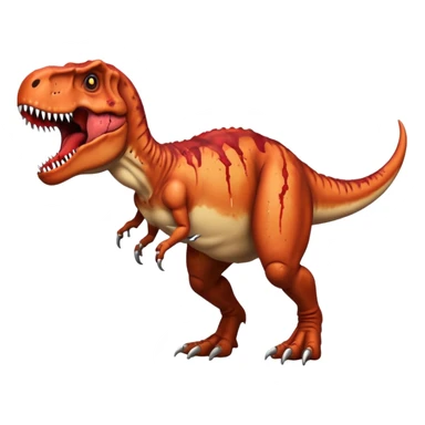 En küçük mermi ile ölen t-rex sticker