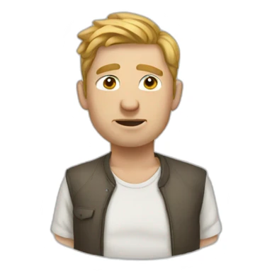 cringe white man sticker