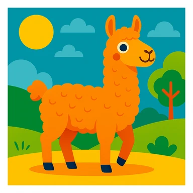 Lama sticker
