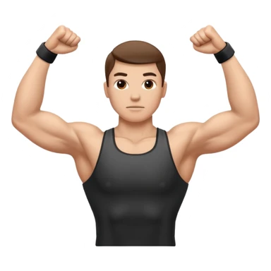 haltère élévation latérales sticker