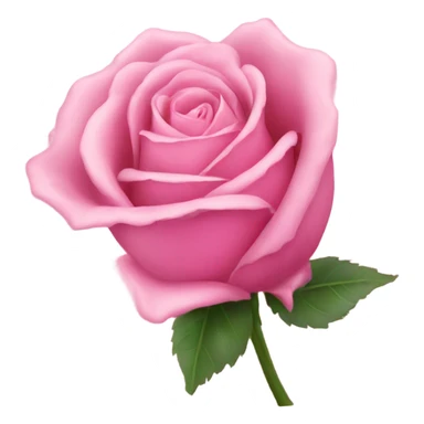 a single pink rose sticker