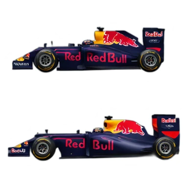 Red bull f1 car sticker