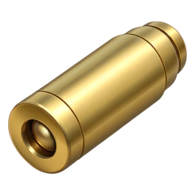 a single bullet sligly ratated to the right side sticker